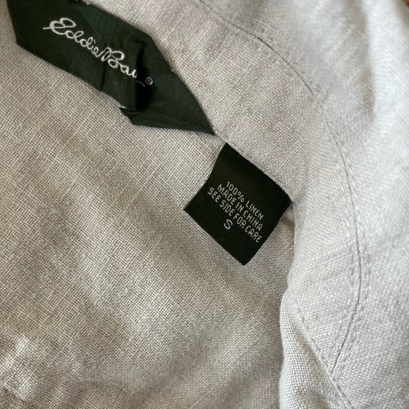 Eddie Bauer Linen Blazer Jacket, size Small—Lagenlook•••Beige/Cream tone! - Picture 11 of 16